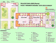 Plano interno del Palacio San José