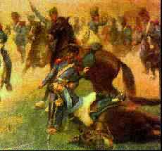 Pintura del combate de San Lorenzo