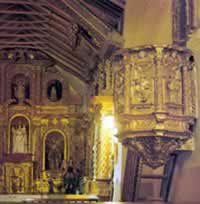 Interior de la iglesia de Yavi