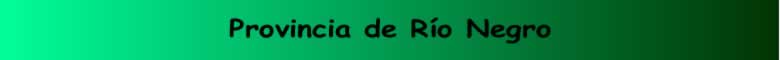 Provincia de Rio Negro
