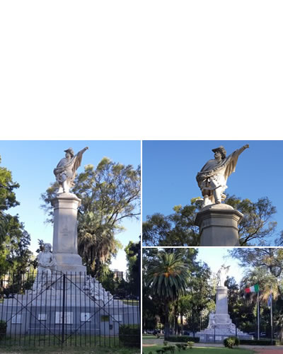 Monumento Giuseppe Garibaldi en Rosario , turismo en Rosario.