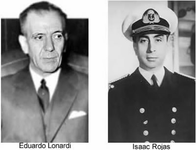 Eduardo Lonardi e Issac Rojas