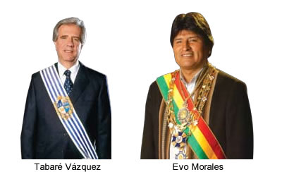 Nuevos presidentes en América latina