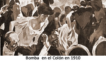 bomba en el Colón