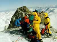 Haciendo cumbre en el Aconcagua