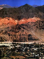 Cerros de Tilcaa en Jujuy