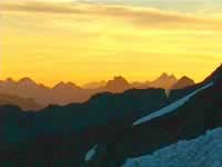 Amanecer en monte Tronador
