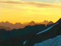 Amanecer en monte Tronador