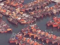 Banquina de pescadores en Mar del Plata