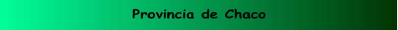 Provincia de Chaco
