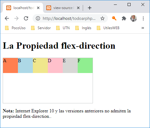 flex-direction: row