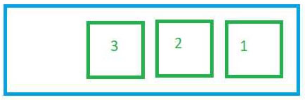 flexbox flow-direction row-reverse