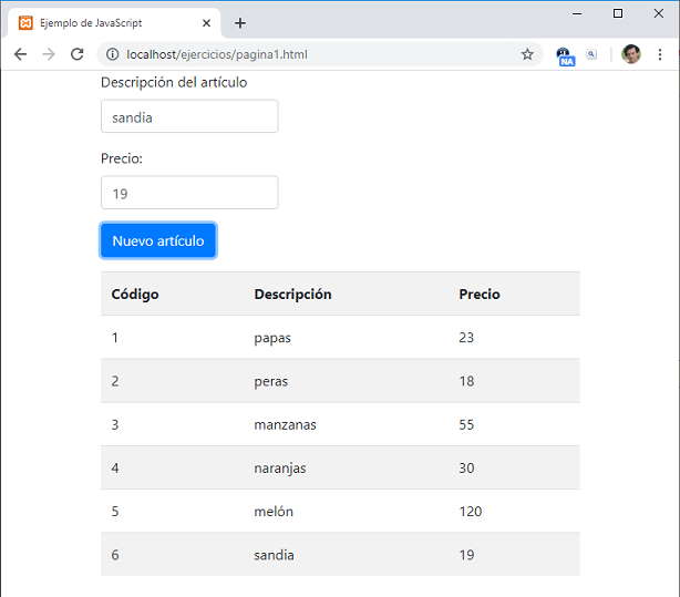 fetch API enviar datos de un formulario javascript