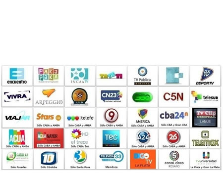 Lista de canales disponibles en la televisión digital terrestre