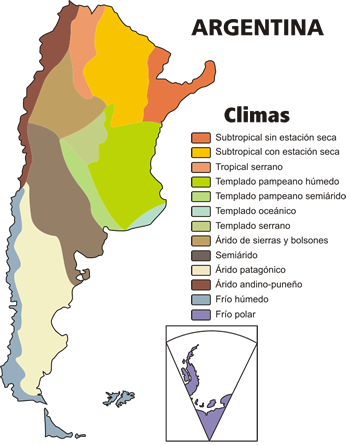 Climas en Argentina