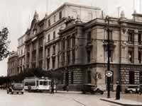 Bolsa de cereales en estación Once en 1932