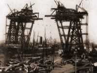Construcción del trasbordador