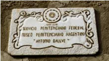 Placa del Museo Penitenciario