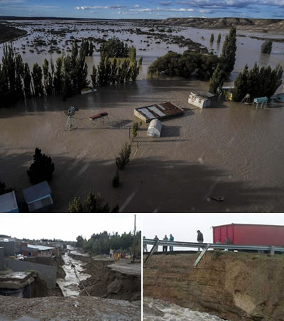 Temporal de Comodoro Rivadavia