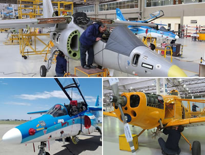 Fábrica Argentina de Aviones en Córdoba.