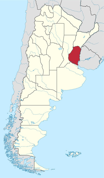 mapa de entre rios