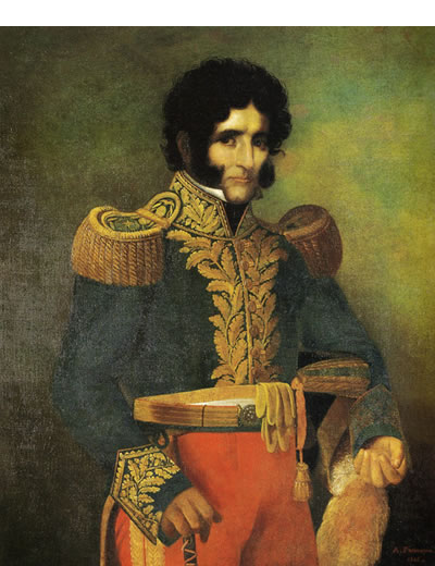Retrato al óleo del militar argentino Facundo Quiroga