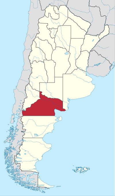 mapa de río negro