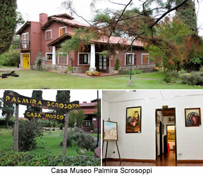 Casa Museo Palmira Scrosoppi , villa de merlo , turismo en San Luis