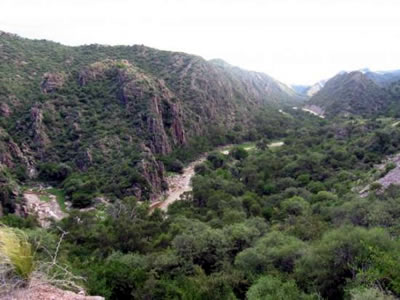 Quebrada de San Vicente - turismo de san luis