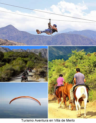 turismo aventura en Villa de Merlo, turismo en San Luis