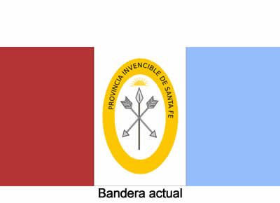 Bandera de santa de actual