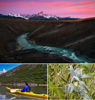 Cañadón del Río De las Vueltas - turismo en el chalten