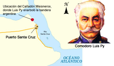 Comodoro Luis Py y su expedición a Santa Cruz