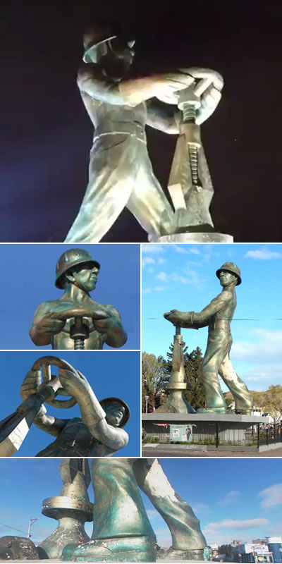 Monumento al Obrero Petrolero “Gorosito” , Turismo en Caleta Olivia