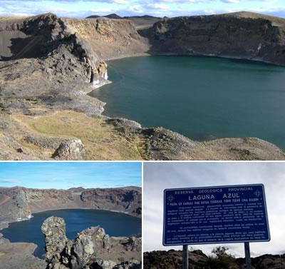 Reserva Provincial Geológica Laguna Azul - turismo en santa cruz