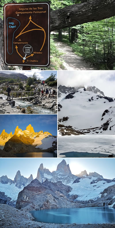 Laguna de los Tres - turismo en el chalten