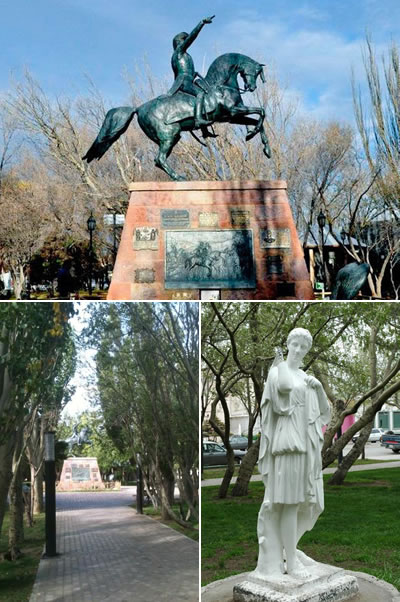 Plaza San Martín - turismo en santa cruz