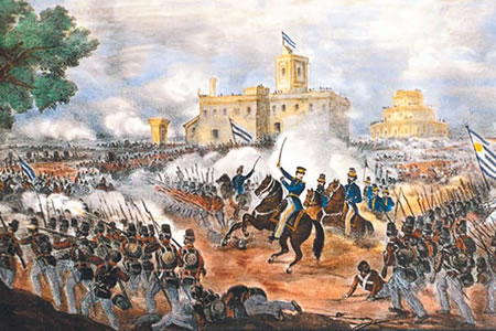 Retrato de la Batalla de Caseros.
