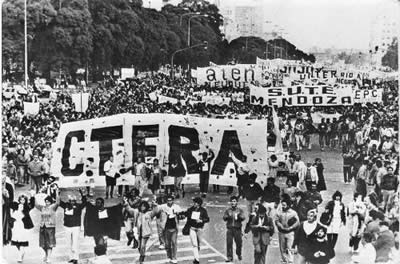 Marcha Blanca en mayo de 1988