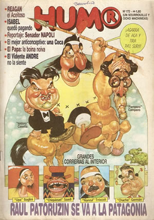Tapa Revista Humor Nº 172 - Abril 1986