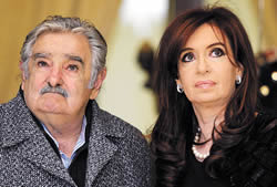 Encuentro Crisitna y pepe mujica