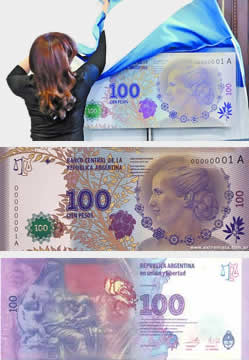 Billete de Eva Peron