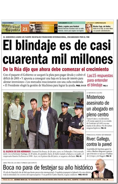 El blindaje financiero