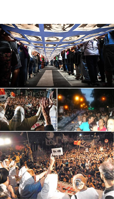Multitudinario acto contra la dictadura luego de 30 años