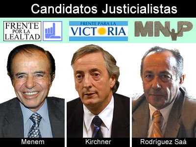 Candidatos Justicialista 2003