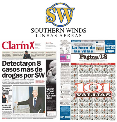 drogas de la empresa Southern Wings en Madrid