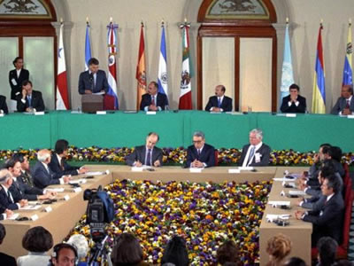 Acuerdos de Chapultepec y paz para El Salvador