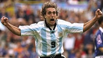 Gabriel Batistuta debuta en la seleccion