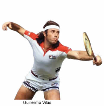 Guillermo Vilas se retiró del tenis profesional