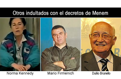 Indultados por menem